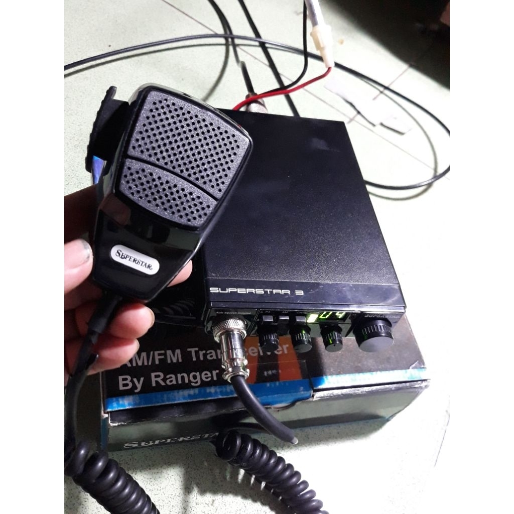 RADIO CB SUPERSTAR AM/FM BARU STOK LAMA /NOS