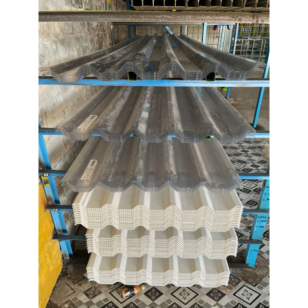 Alderon TP 830 Atap Double Layer Transparan Clear