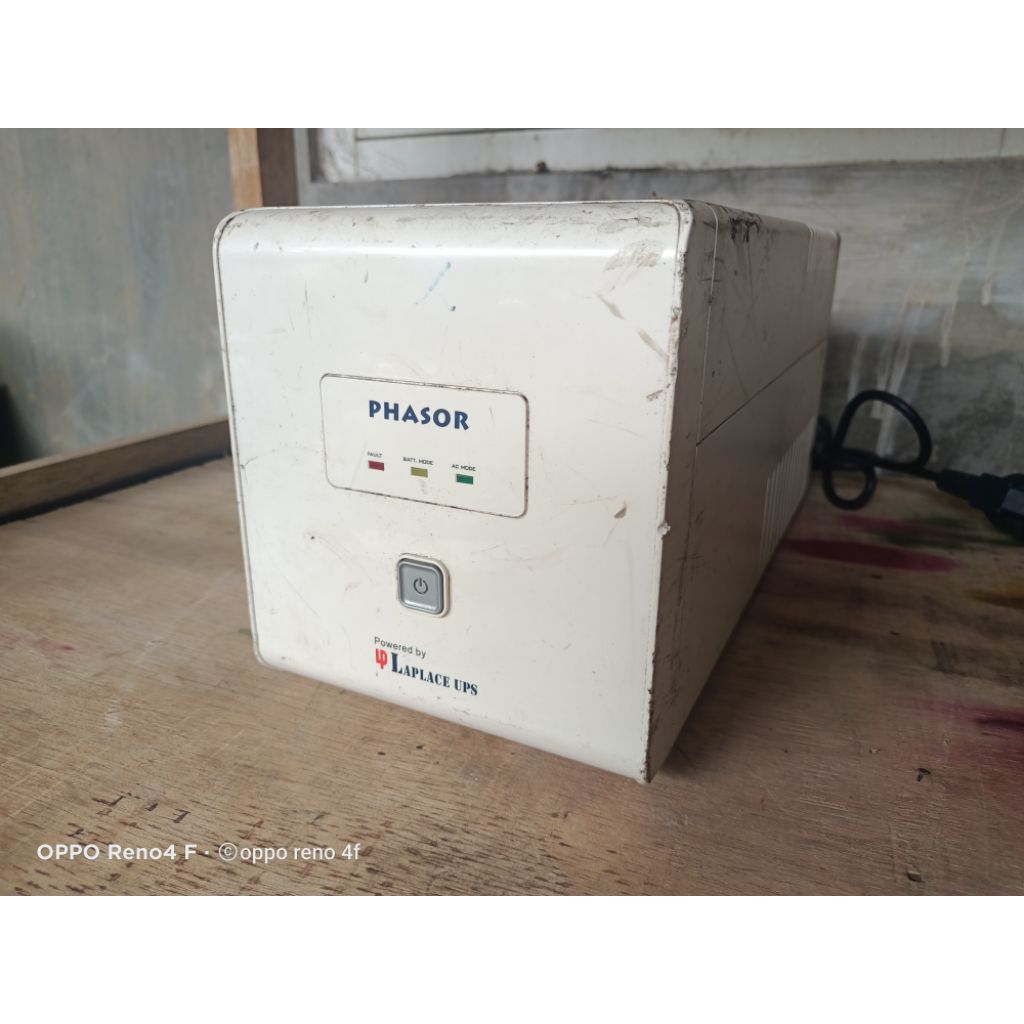 UPS PHASOR LAPLACE 1250VA SECOND NORMAL TINGAL PASANG AKI