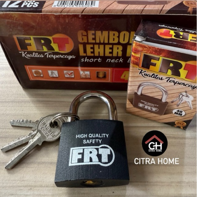 Gembok Hitam 40mm FRT
