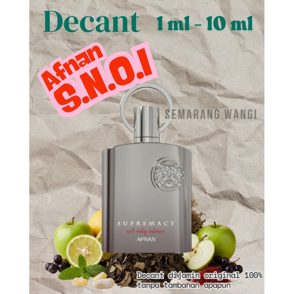 Decant afnan supremacy not only intens snoi