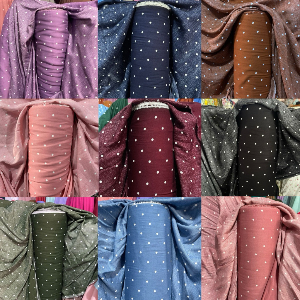 (Harga /0,5 mtr) Kain Katun Rayon Motif Viscose Terbaru/ Katun rayon / Rayon Motif / Katun Rayon Pre