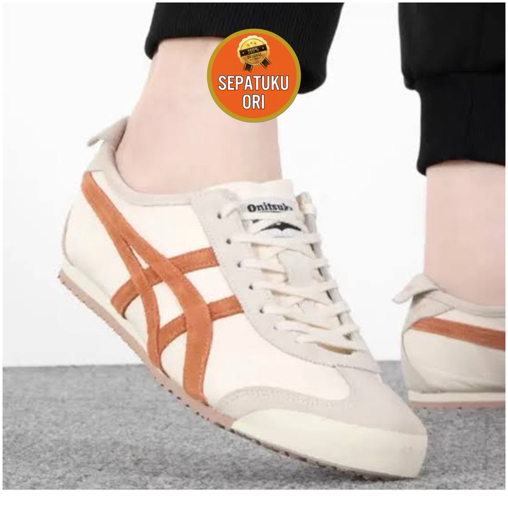 SNEAKERS ONITSU KA MEXICO 66 VIN CREAM ORI BNIB