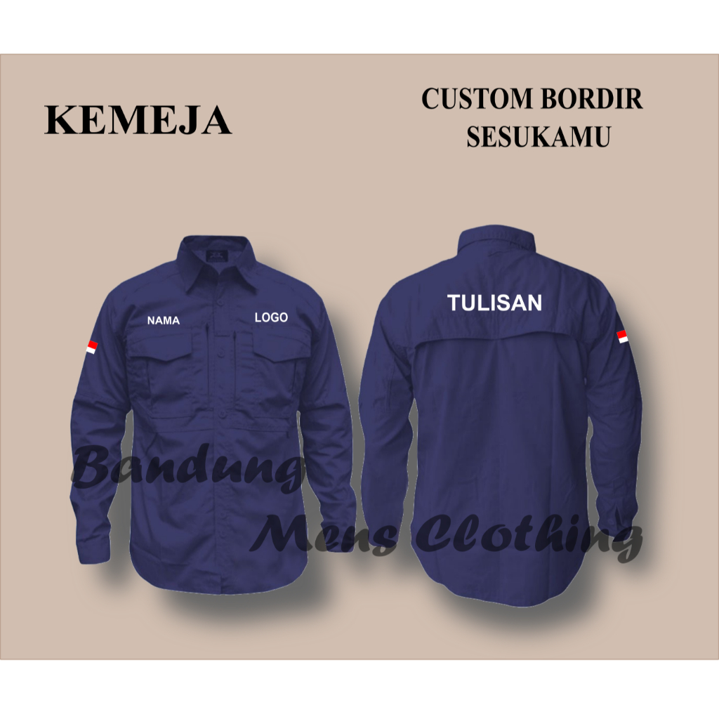 Kemeja Tactical M-TAC Kemeja Tactical Outdoor Kemeja Lapangan Kemeja / Tactical Bordir Custom Kemeja