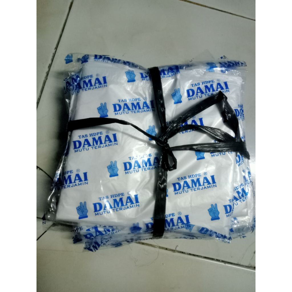 DEAL/DAMAI/GEBYAR Kantong plastik transparan uk 15