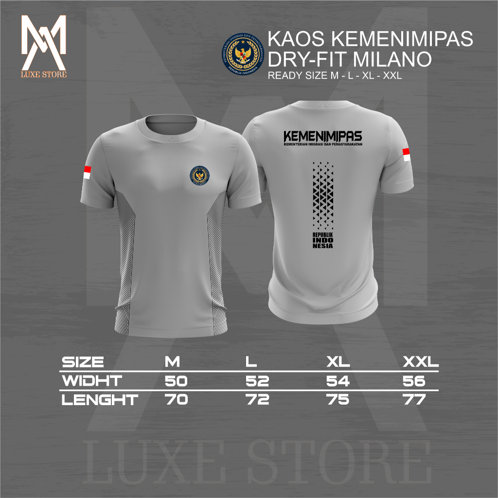Kaos Milano KEMENIMIPAS Dryfit Premium