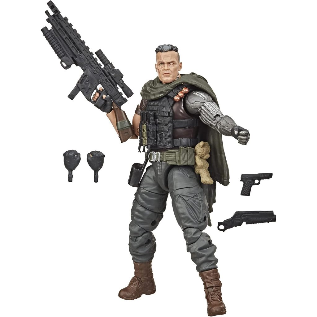 Marvel Hasbro Legends Cable Action Figure 5 Accessories
