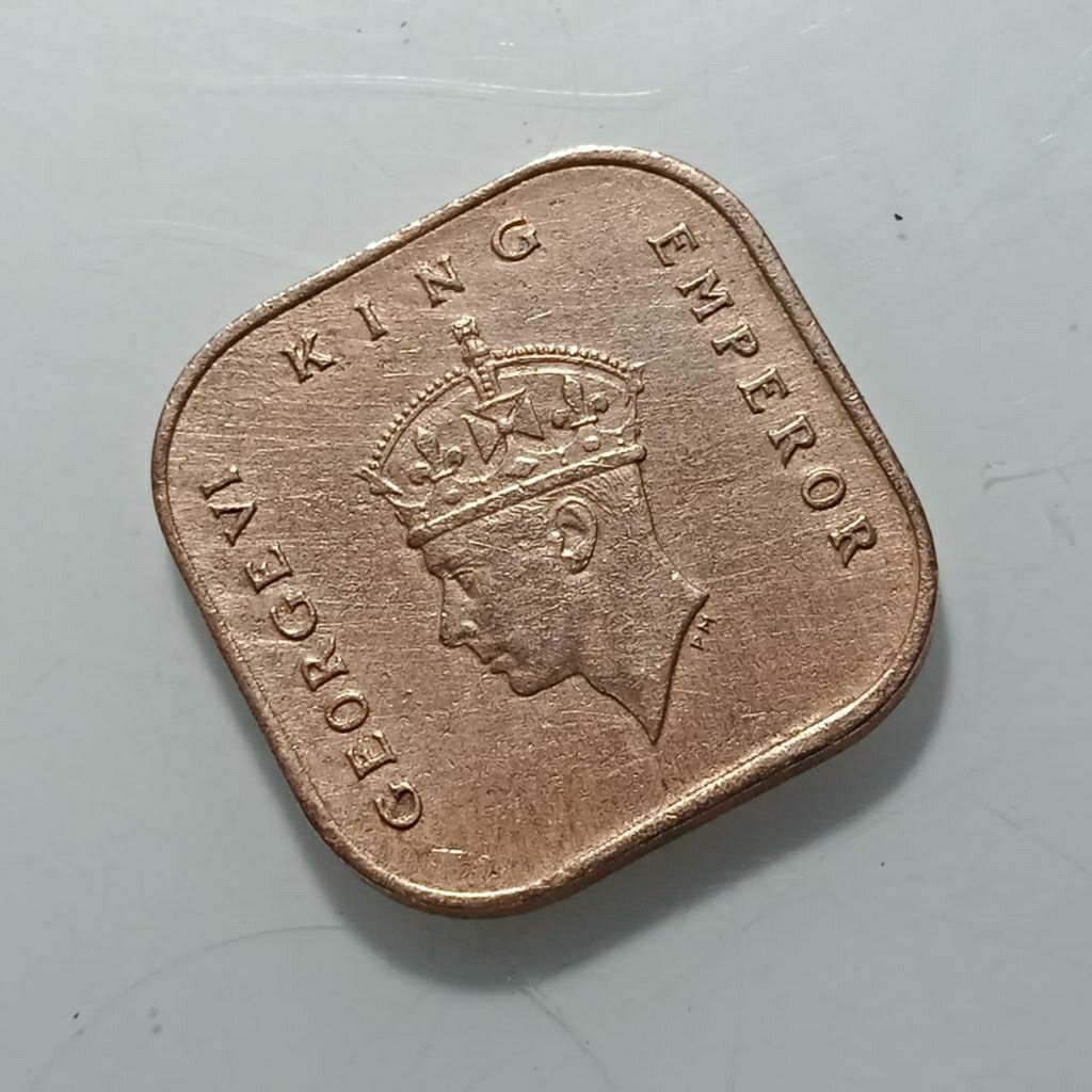 PROMO 1943 KINGGEORGE 1CENT MALAYA MALAYSIA INGGRIS KOIN KUNO MURAH BANYAK DICARI KOLEKTOR