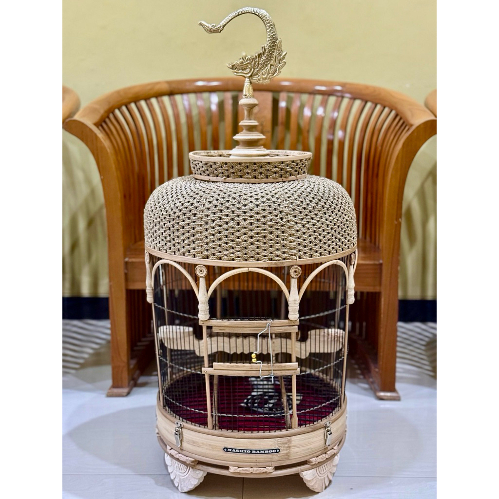 sangkar burung perkutut mashio mataram bamboo