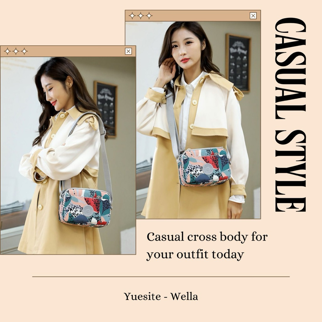 Yuesite Wella cross body selempang original