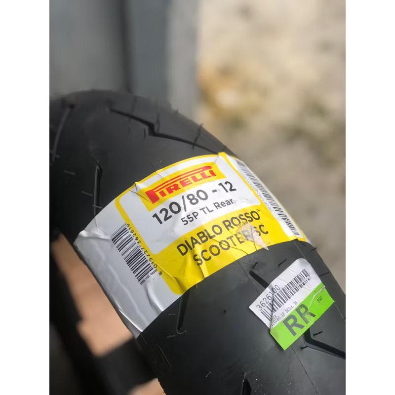 Ban Pirelli Diablo rosso Scooter SC 120/80-12 Soft Compound ban balap vespa matic pirelli