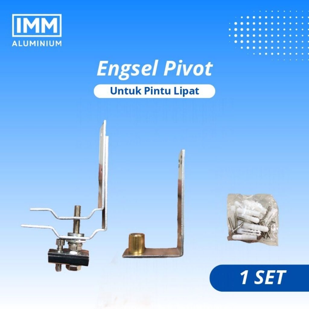 Engsel Pivot Pintu Lipat Pinggir Dekson Atas Bawah Pivot Hinge Top & Bottom