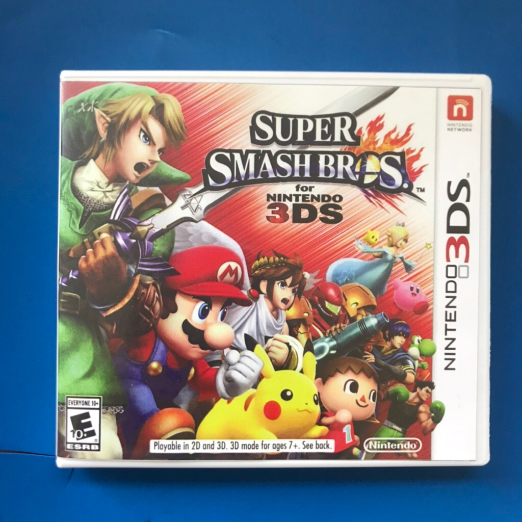 Super Smash Bros Nintendo 3DS Original game cartridge cd game 3 ds