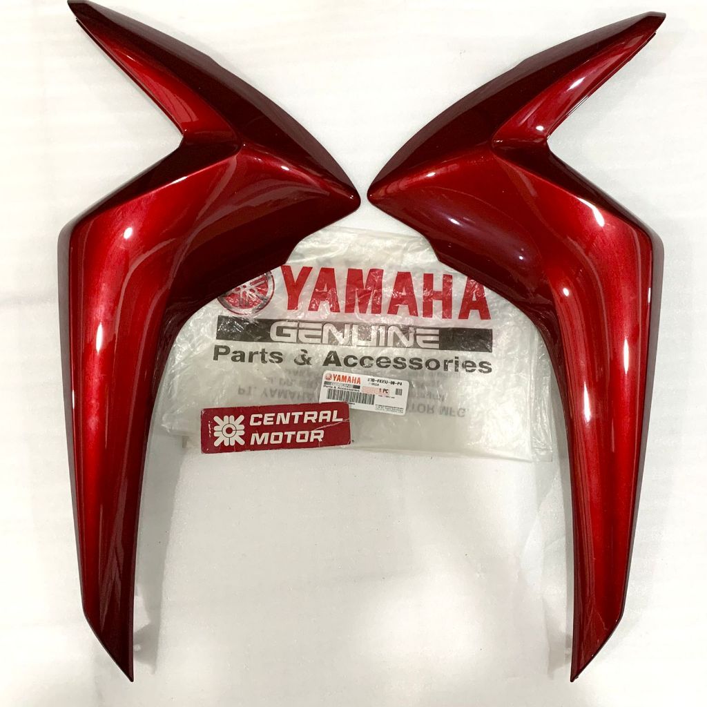 COVER PANEL SAYAP KANAN KIRI YAMAHA MIO S 125 MERAH METALIK GLOSSY B3B-F835U-00-P4 B3B-F835V-00-P4
