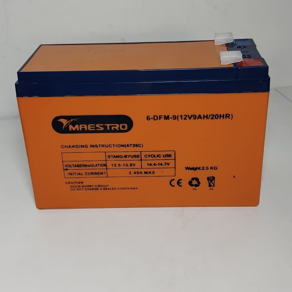 Baterai Sprayer Hama Elektrik 12V 9Ah MAESTRO / Aki Sprayer Hama Ampere 12Volt 9Ah