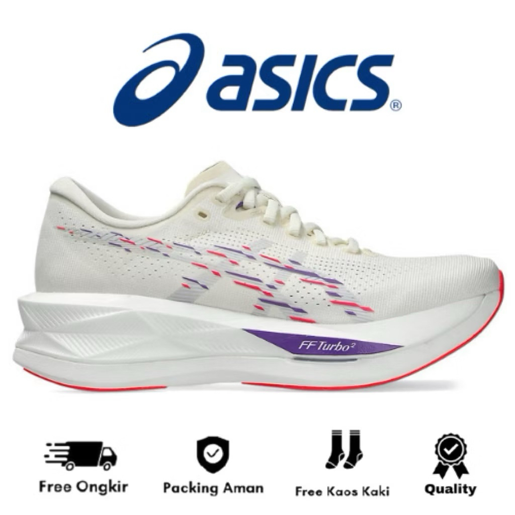 Asics Running Shoes Sonicblast Cream / Blue Fade Shoes
