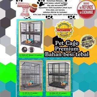 D192A-4F KANDANG SUSUN 2 SEKAT OCTAGON