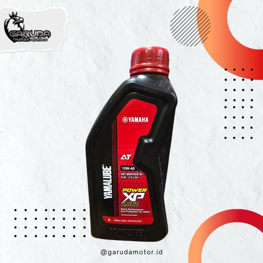 Oli Motor Matic Yamaha Yamalube Power XP Matic SAE 10W-40 800 ML Mio M3 Mio Z Xeon GT 125 Fino 125 G