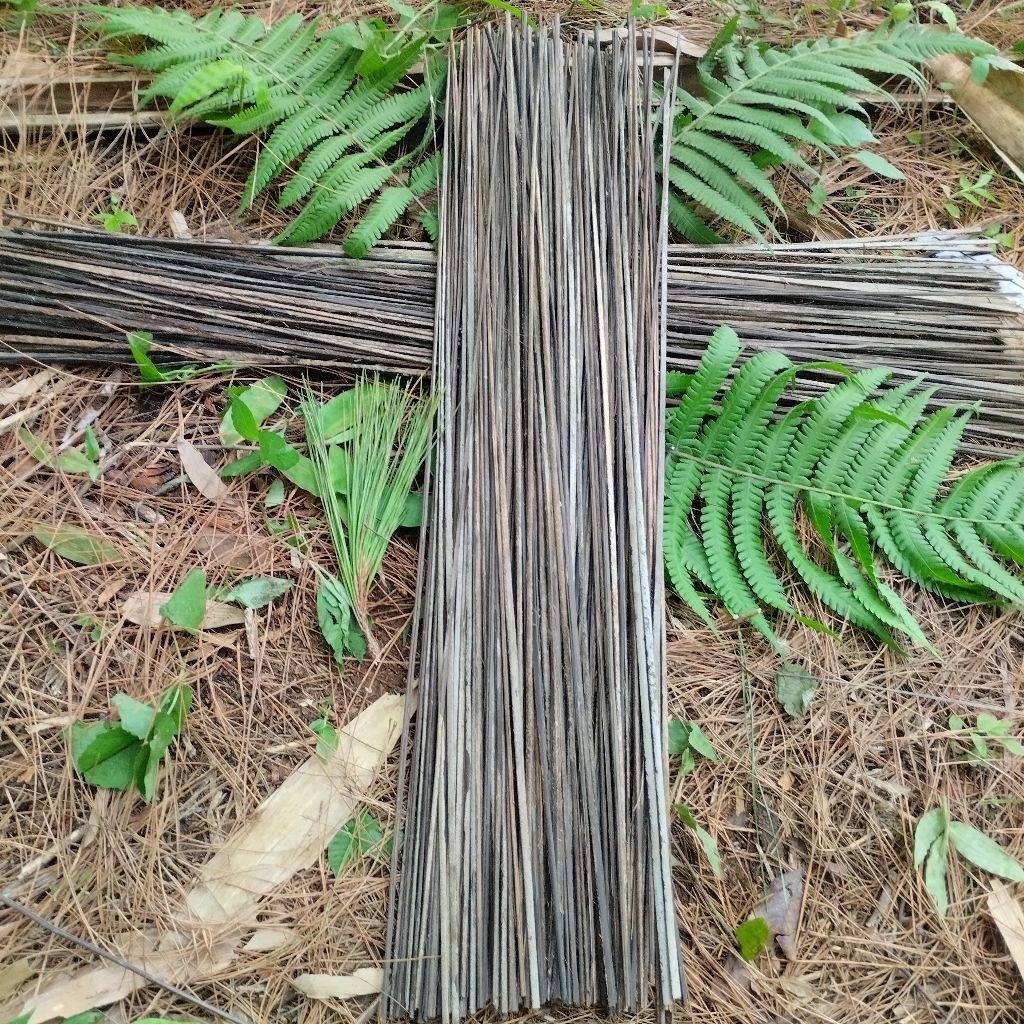 harupat ijuk lidi aren hitam asli pjg 25 pcs-50 pcs panjang 50cm