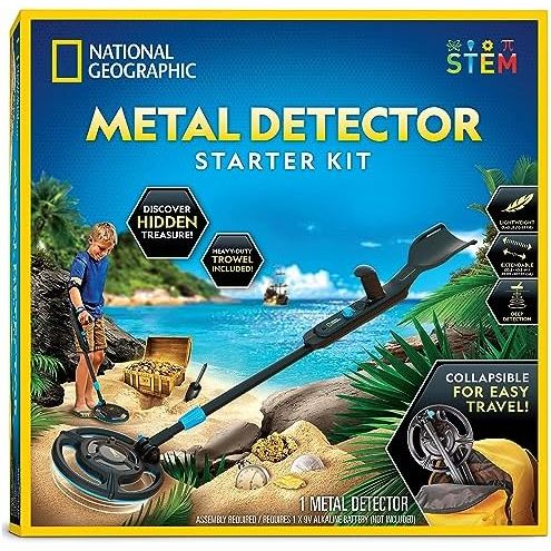 National Geographic Starter Metal Detector Kit for Kids