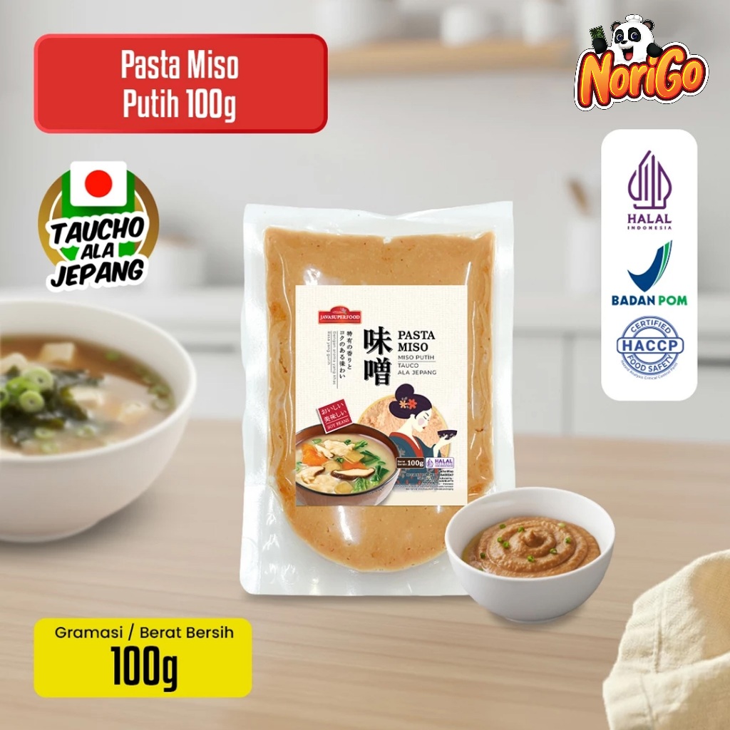 (HALAL) PASTA MISO PUTIH JAVA SUPER FOOD 100GR / TAUCO ALA JEPANG UNTUK MISO SOUP RAMEN UDON / MISO 
