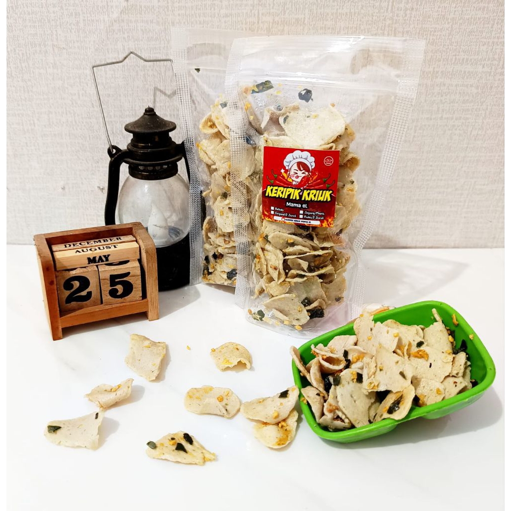 Basreng 5000an/Basreng Original Daun Jeruk/Basreng 5rb Original/Basreng Mama eL Original Daun Jeruk