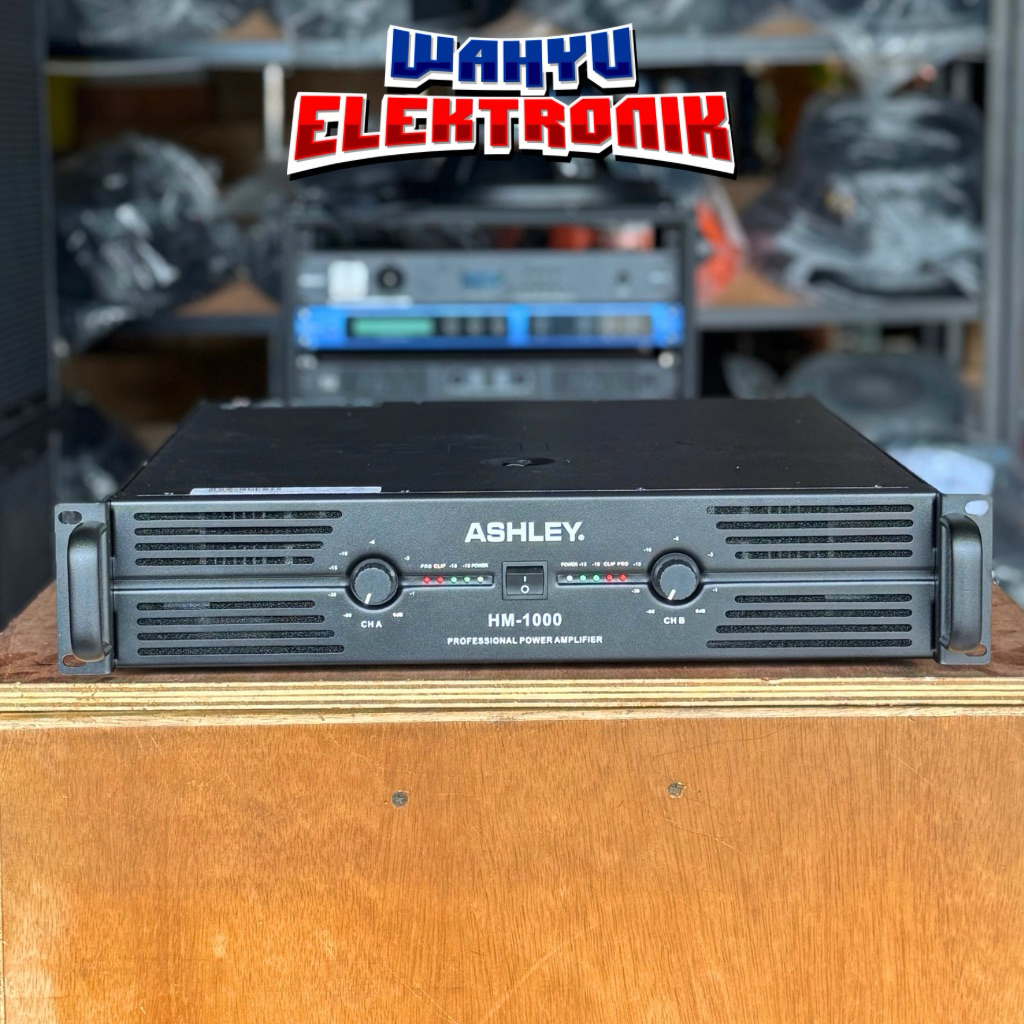 Power Ashley HM1000 // Power Amplifier HM1000 // Power Ashley Class H HM1000