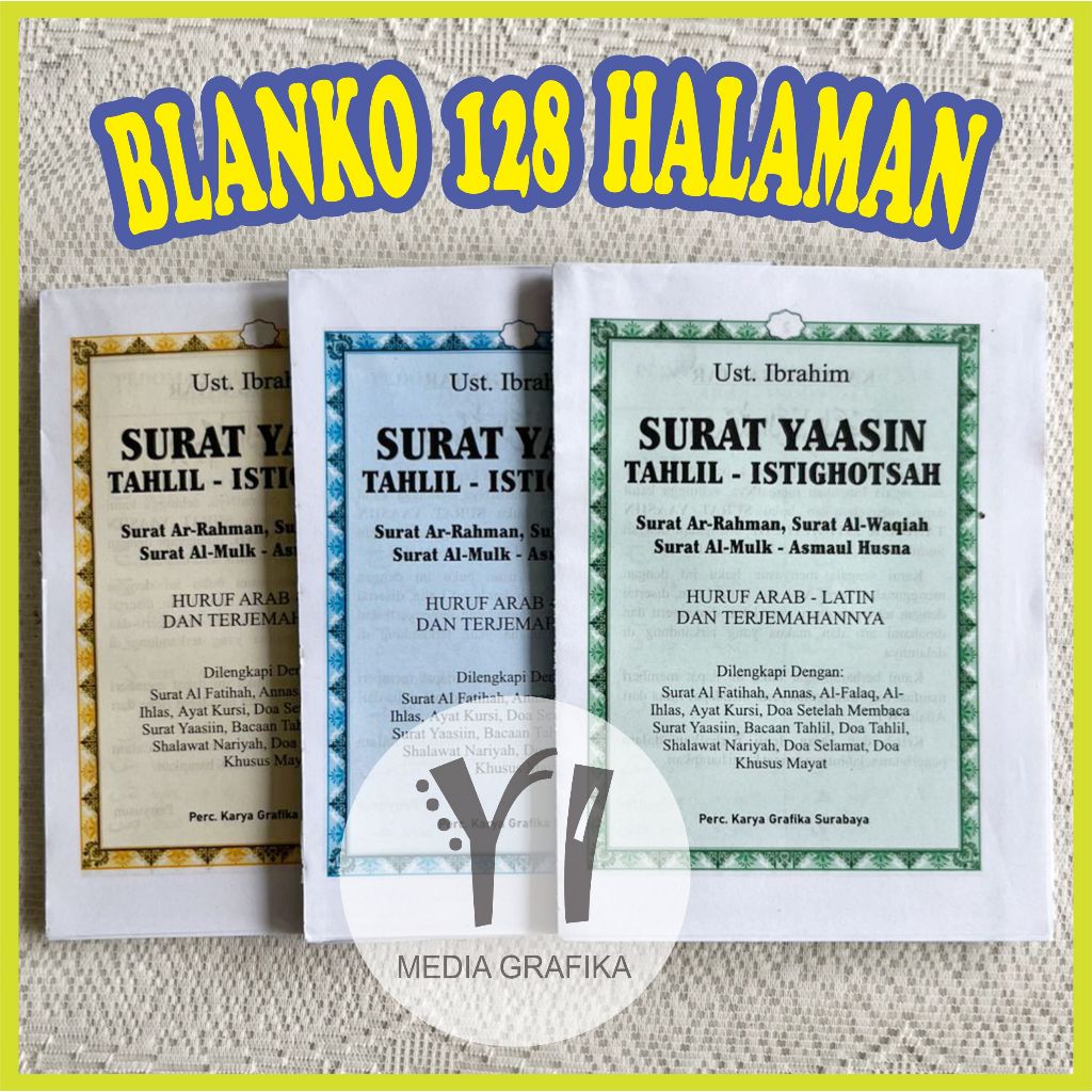 BLANGKO YASIN 128 HALAMAN