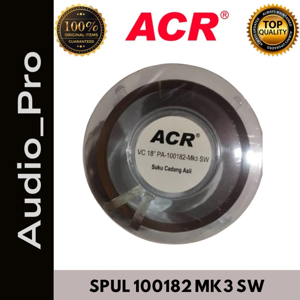 Spul Voice Coil Speaker ACR 18 inch PA 100182 MK2 SW Fabulous ORIGINAL
