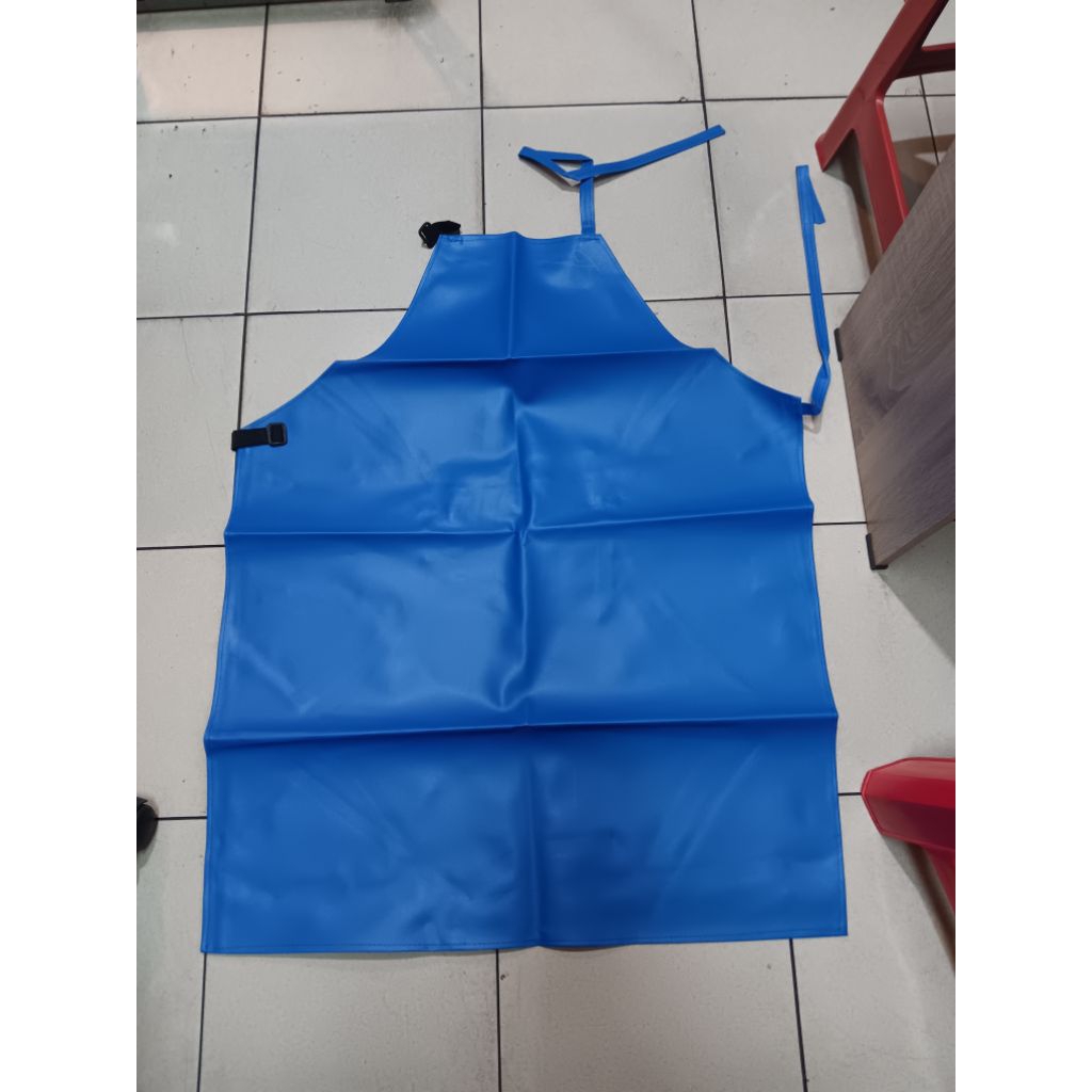 APRON PVC / CELEMEK ANTI AIR WARNA BIRU BENHUR