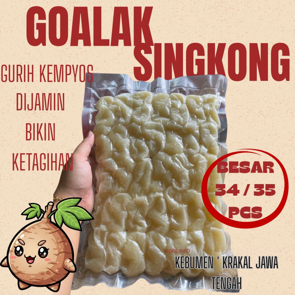 GOLAK SINGKONG KHAS KEBUMEN OLAHAN RUMAHAN