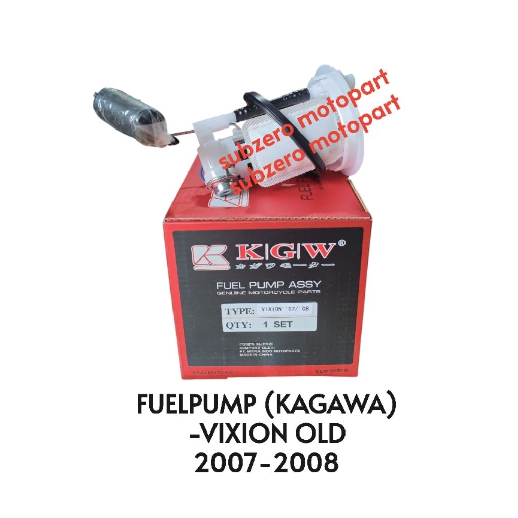 FUELPUMP FUEL PUMP KAGAWA VIXION OLD 2007-2008-2009 ORI KAGAWA