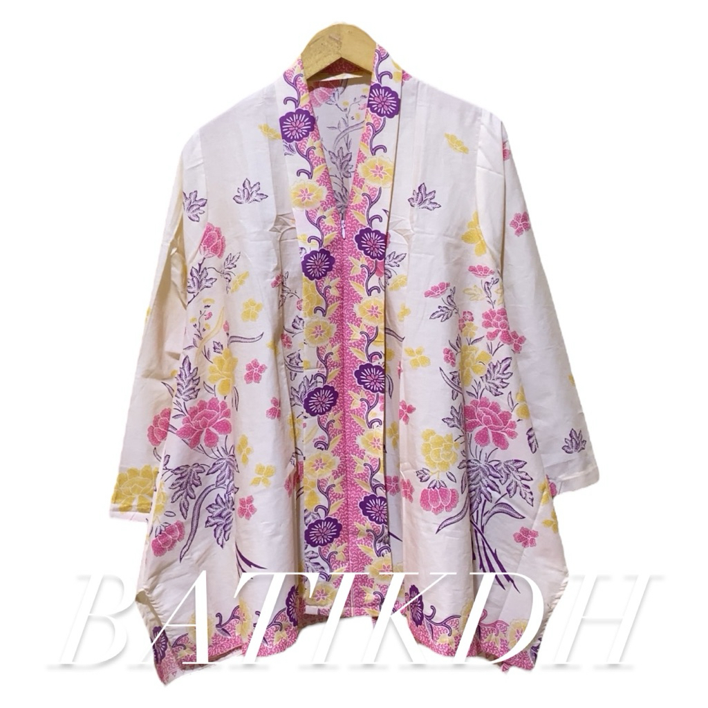 DH Blus Batik Wanita Modern Jumbo 150 140 130 120 Eksklusif Terbaru Bahan Katun Halus Solo
