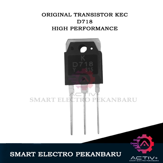 ORIGINAL TRANSISTOR D718 KEC KOREA ELECTRONICS ASLI ORIGINAL TRANSISTOR D718 ORI D 718 2SD718 SD718 