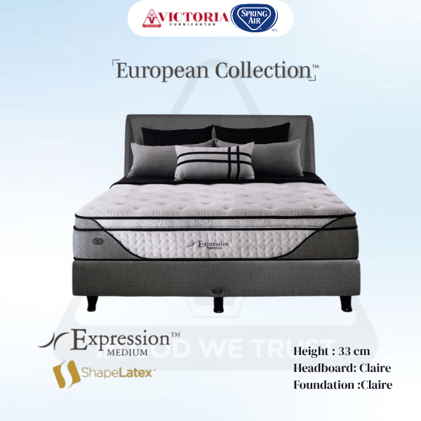 Spring Air Expression Medium 120x200 120 x 200 Kasur Saja Mattrass Only Springbed Spring Bed Termura