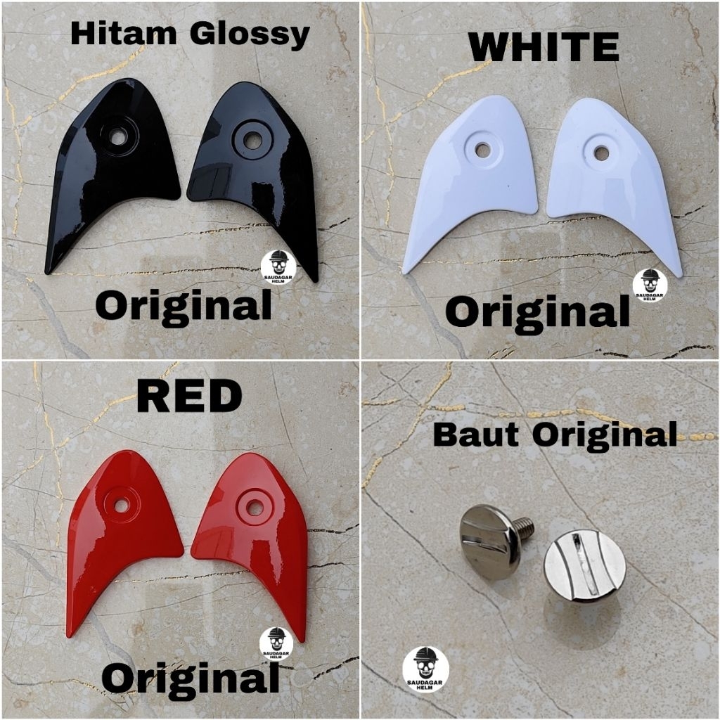 SIDE COVER KYT M-TECH GRAP | PENUTUP BAUT KYT M-TECH GRAP | KUPINGAN KYT M-TECH GRAP | SIDE COVER HE