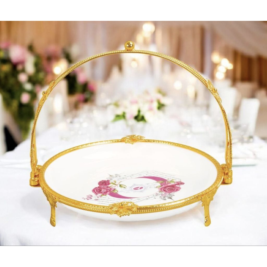 Piring saji Vicenza dengan pegangan Pc140, Piring Vicenza, wadah saji makanan baik hidangan tempat l