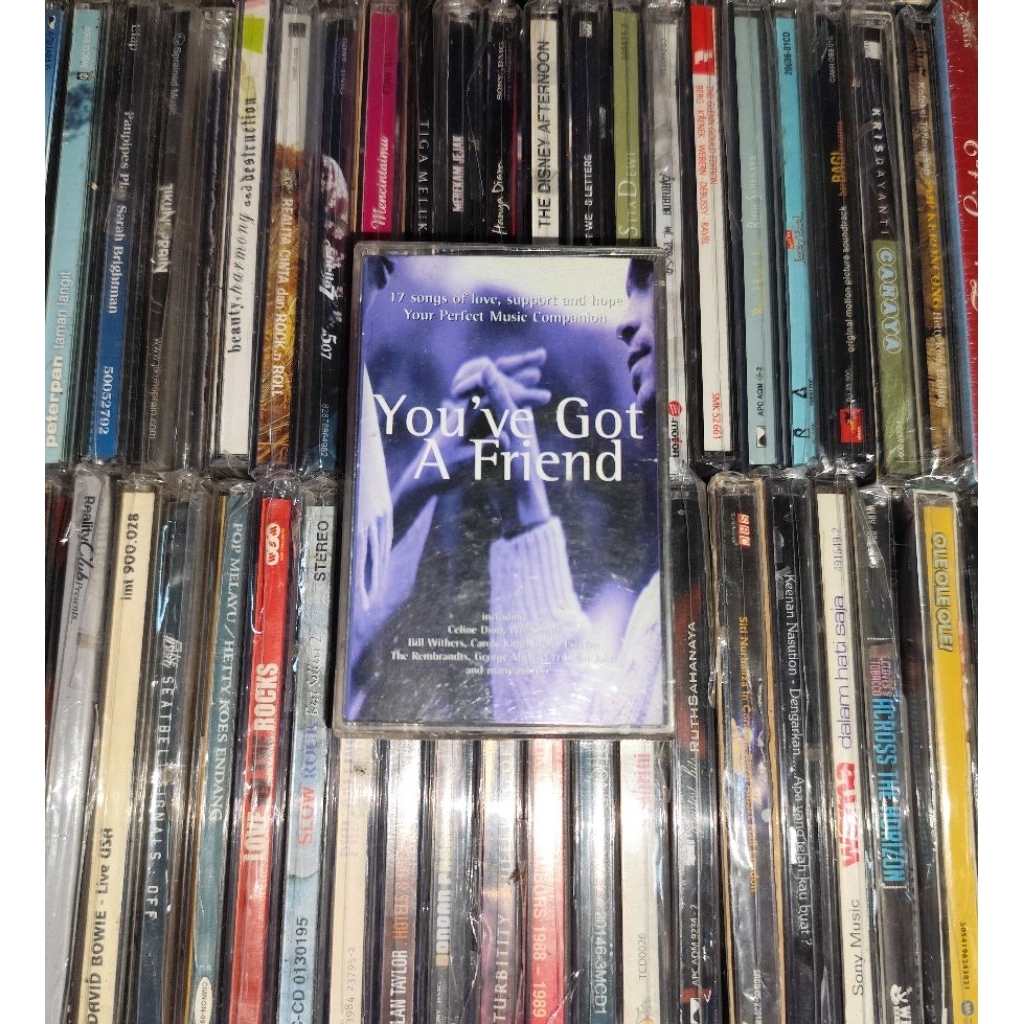 Kaset Kompilasi You've Got A Friend - Celine Dion, Will Smith, Bill Withers, Carole King, Gloria Est