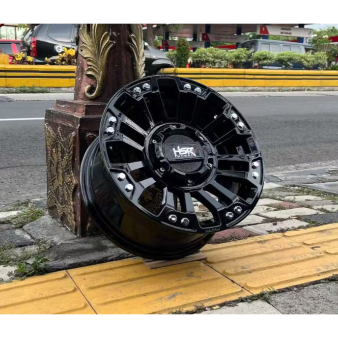 VELG MOBIL RING 14 HSR MYTH05 RADIANT BLACK UNTUK MOBIL LUXIO GRANMAX NEW CARRY AVANZA XENIA R14 VEL