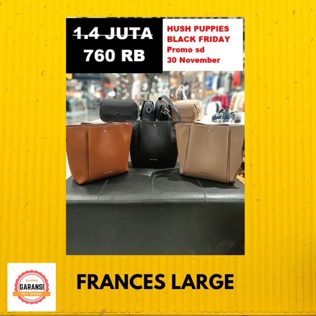 Tas selempang wanita sale Hush Puppies FRANCES shoulder bag 100% original store