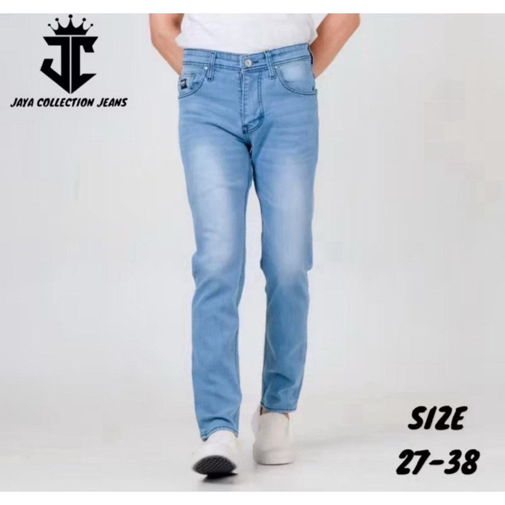 Celana  panjang jenas pensil pria kekinian celana jeans pensil pria hitam celana jeans pria panjang 