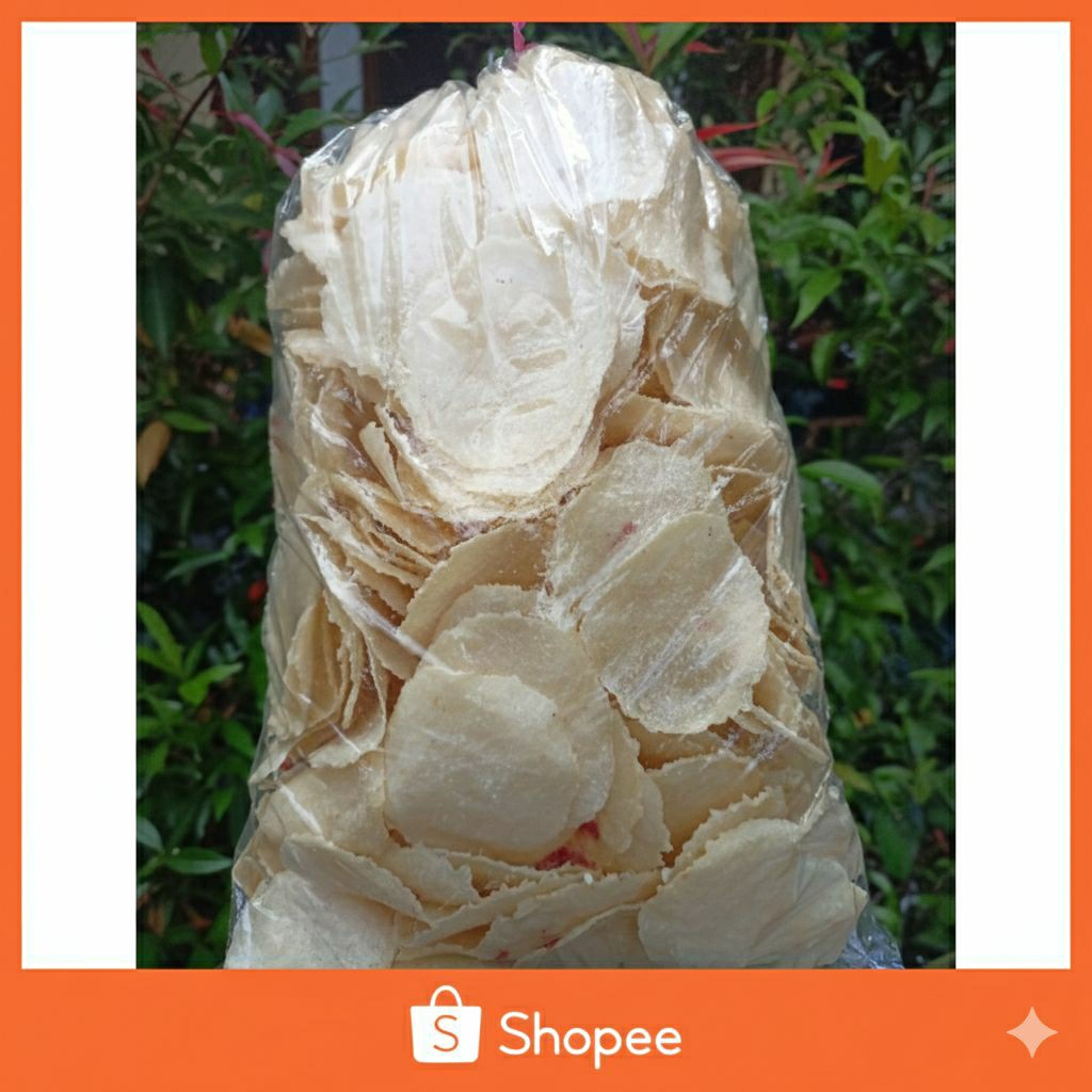 Emping Singkong Ketela 500gr Khas Bantul Emping Mentah