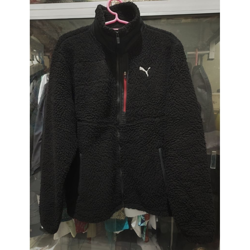 jaket puma sherpa original