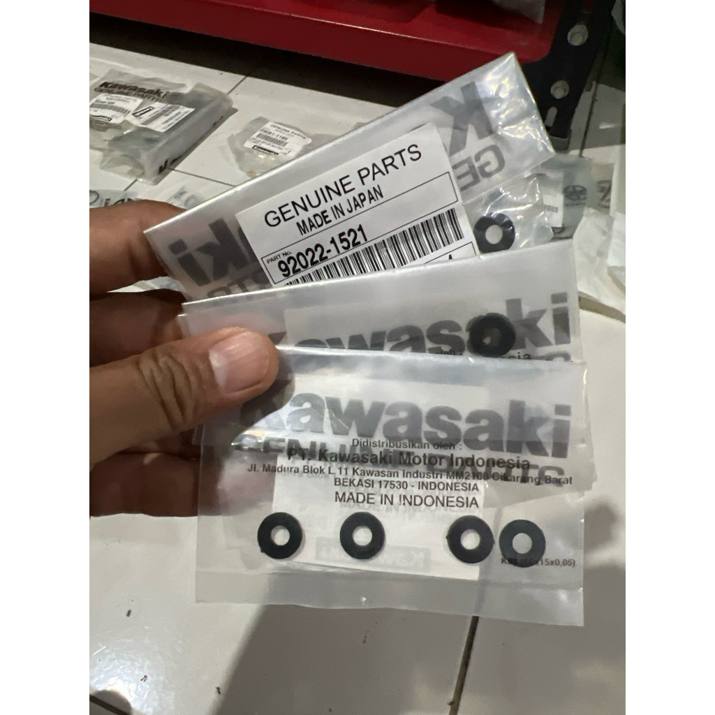 Ring Washer Nylon M5 Baut Kecil Baut Visor Fairing Bodi Ninja RR Old Original Kawasaki