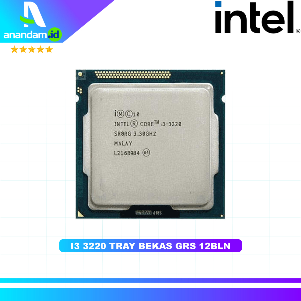 PROCESSOR INTEL CORE I3 3220 TRAY LGA 1155