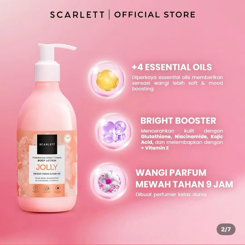 body lotion scarlet ( jolly)