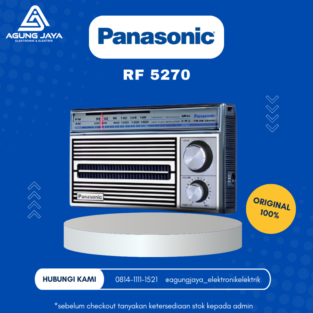 Radio Panasonic RF-5270 Portable Radio Garansi Resmi RF 5270