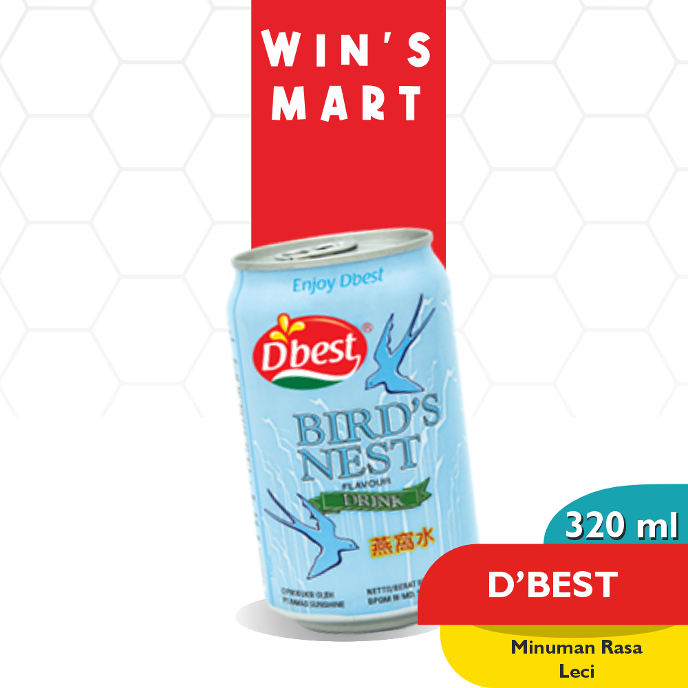 D'best Minuman Kaleng Sarang Burung Walet 320 ml