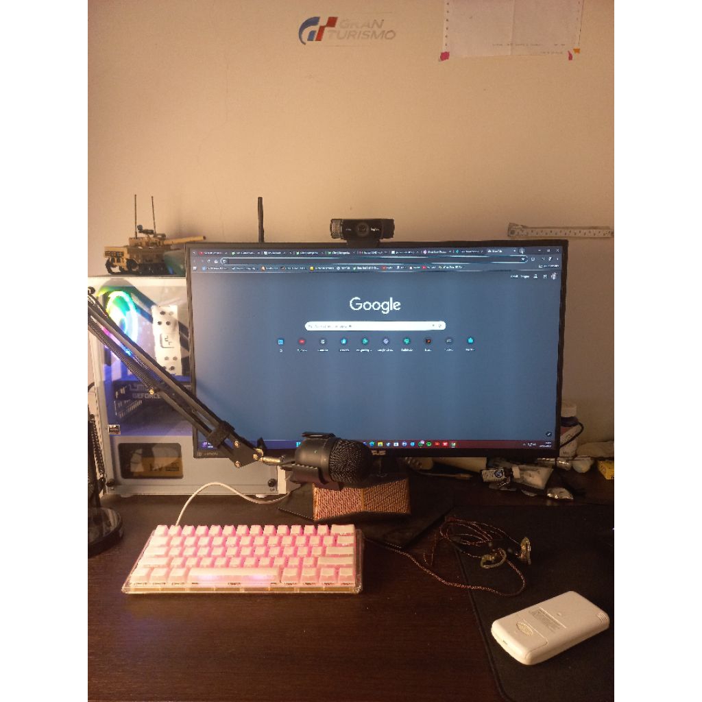 Full Set PC Gaming (Monitor 280hz +Mechanical Keyboard)