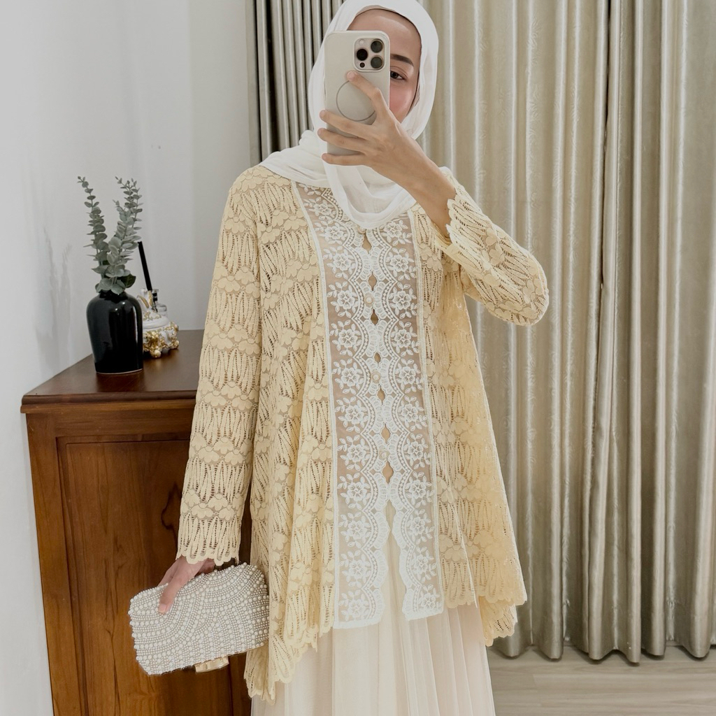 ZOYA TUNIK || LACE TUNIK || HILSTORE || BLOUSE || BAJU KONDANGAN
